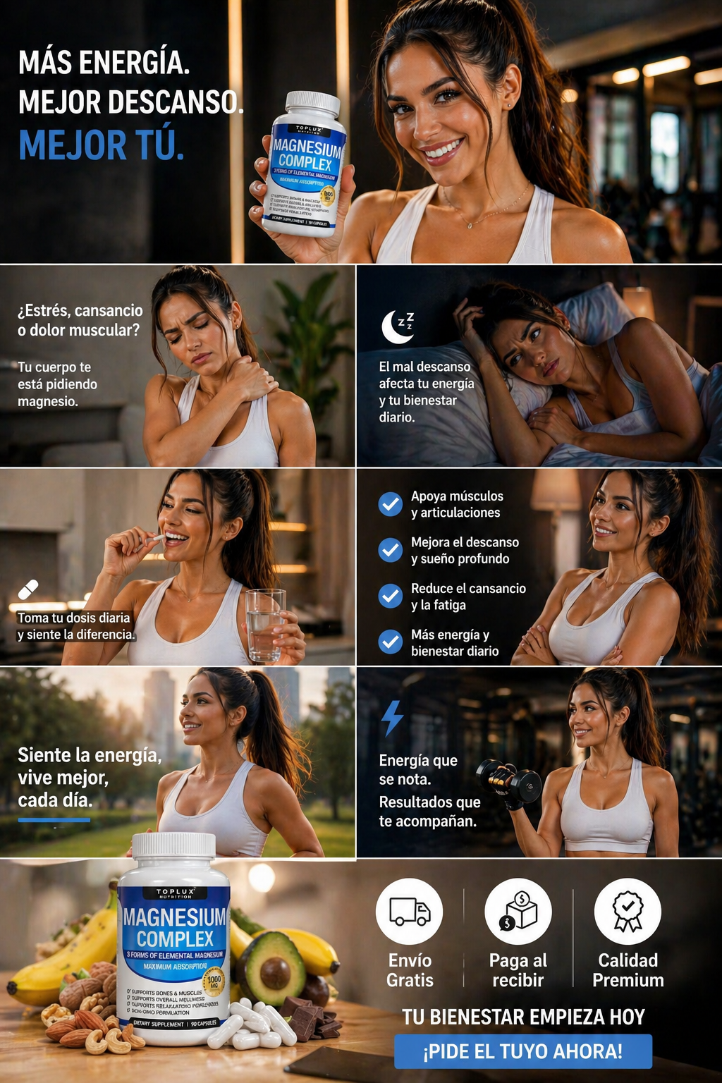 Magnesio Complex | Calma Muscular y Mejor Descanso Nocturno