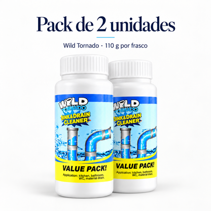 Wild Tornado Destapacañerías en Polvo — ¡Lleva 2 y paga 1!